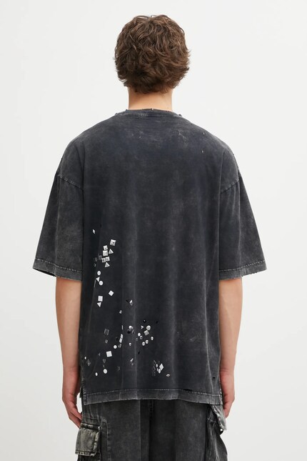 Maison MIHARA YASUHIRO cotton t-shirt EMBELLISHED BLEACHED PRM EU