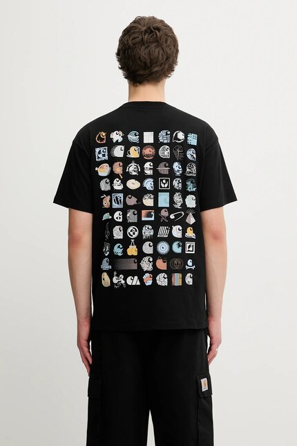 Carhartt WIP cotton t-shirt S/S C Logo Archive T-Shirt black color