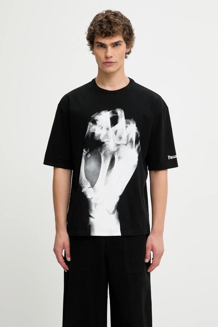 Undercover cotton t-shirt T.Shirt black color patterned UC2E4813.8