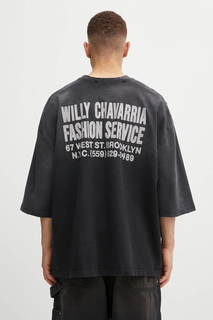 Willy Chavarria cotton t-shirt Fashion Services Buffalo PRM EU