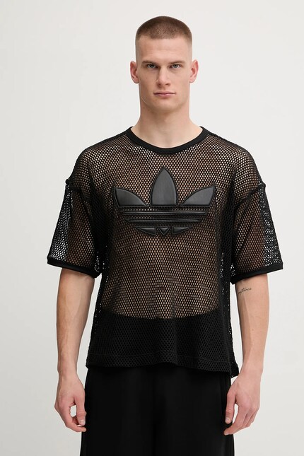 Футболка adidas Originals Pride x Jeremy Scott цвет чёрный с