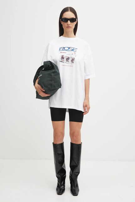 Martine Rose cotton t-shirt Oversized S/S white color patterned