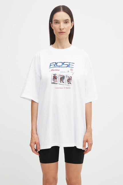 Martine Rose cotton t-shirt Oversized S/S white color patterned