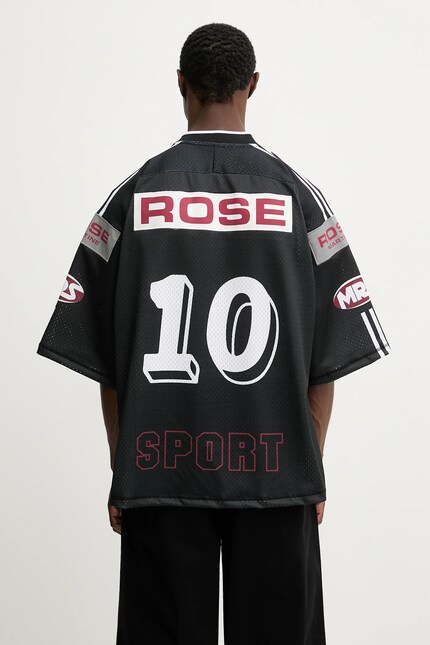 Martine Rose t-shirt Oversized Hockey Top black color patterned
