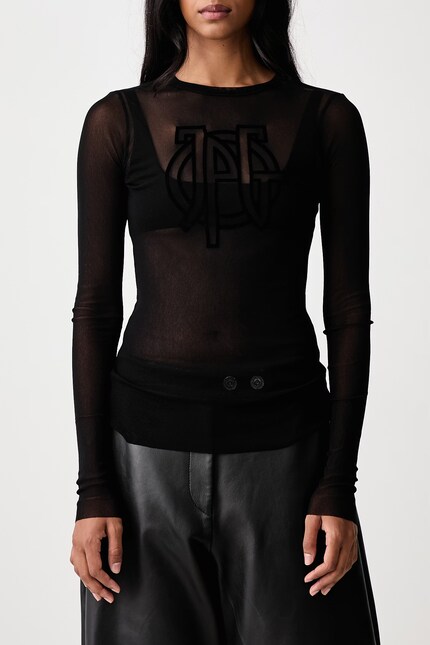 Jean Paul GAULTIER longsleeve Women's JPG Logo PRM EU