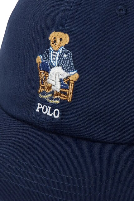 Polo Ralph Lauren cap with a visor cotton Women's navy 211B28119