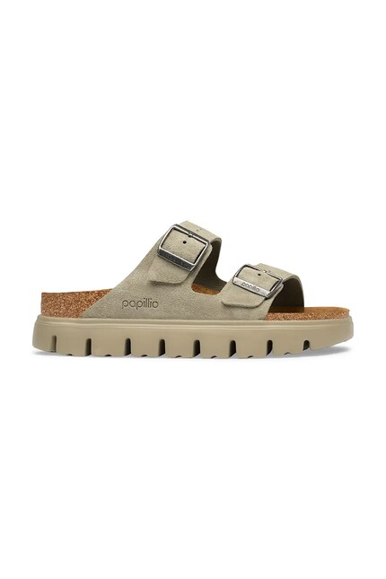 Birkenstock x Papillio жіночі замшеві шльопанці Arizona Chunky