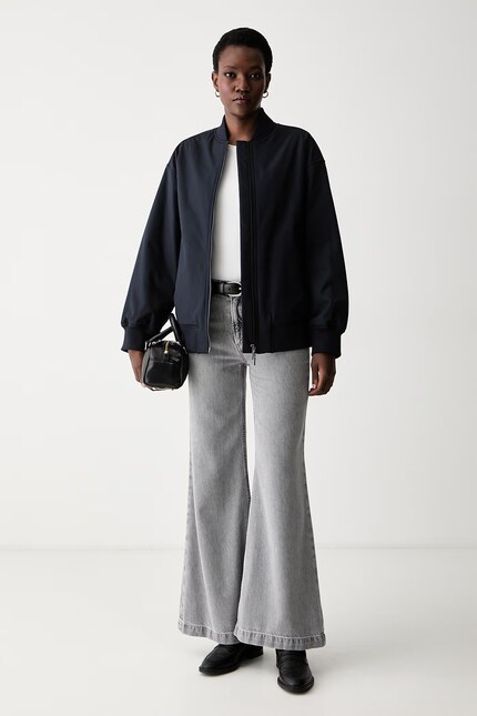 MM by Max Mara куртка-бомбер для женщин MMLBALCO тёмно-синяя