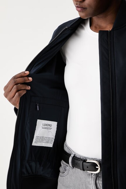 MM by Max Mara куртка-бомбер для женщин MMLBALCO тёмно-синяя