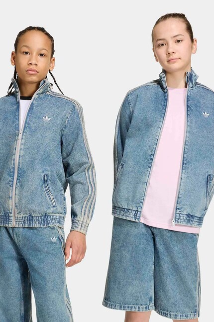 adidas Originals джинсовая куртка для детей голубая KR6530