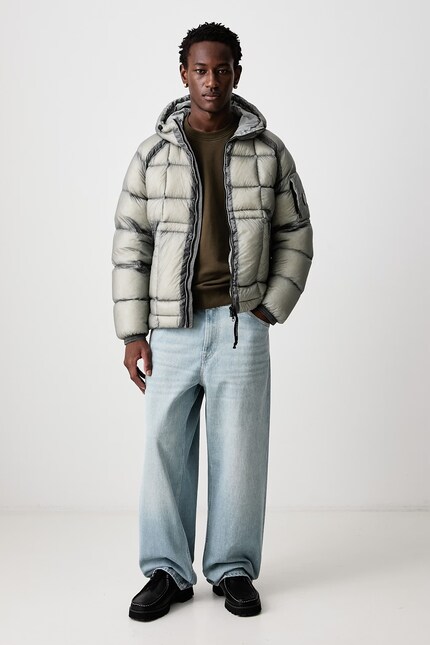 C.P. Company down jacket Men's gray 21CMOW702A110416A at PRM US