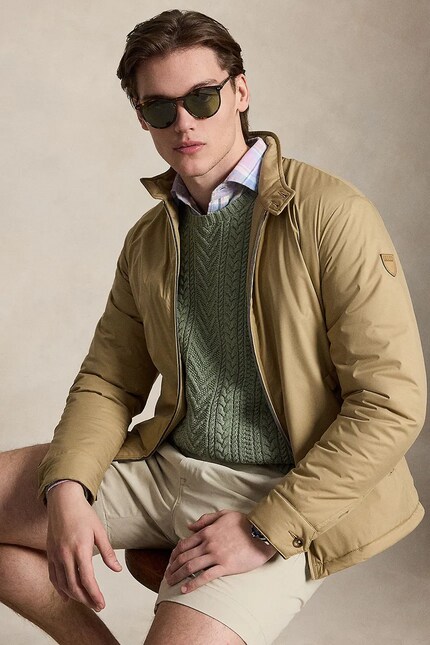 Polo Ralph Lauren transitional jacket men's beige 710967736 at PRM US