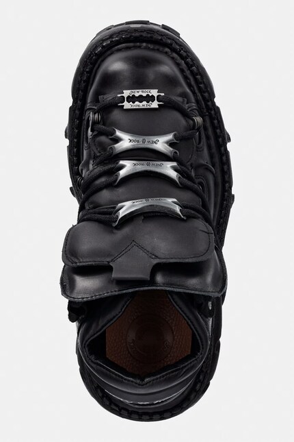 Nokturne ブラックメタル　blackl New Rock ITALI NEGRO, TERNERA NEGRO, PULIK NEGRO кроссовки для