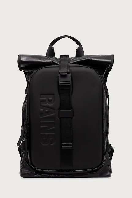 rains messenger backpack in black Trail - - Synthetic Crafted from 100% polyester with a PU coating and lined with polyester Rains Messenger Bag Black
