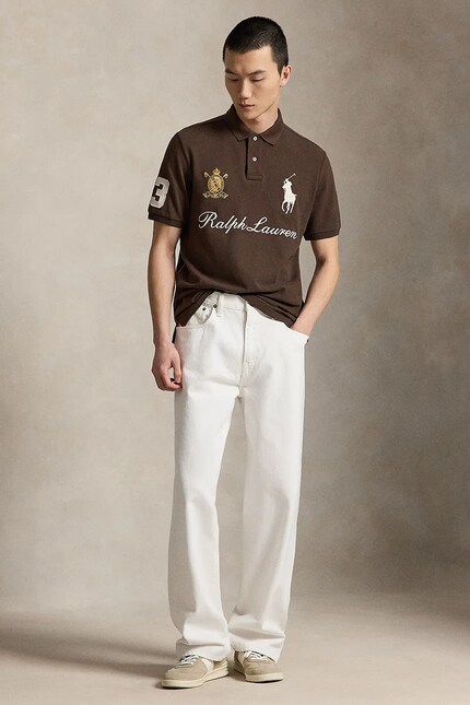 Polo Ralph Lauren polo shirt cotton Men's brown 710B20009 at PRM US