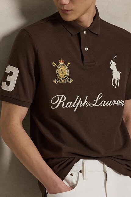 Polo Ralph Lauren polo shirt cotton Men's brown 710B20009 at PRM US