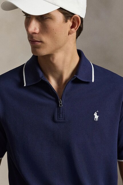 Polo Ralph Lauren поло для мужчин с хлопком тёмно-синее 710B19737