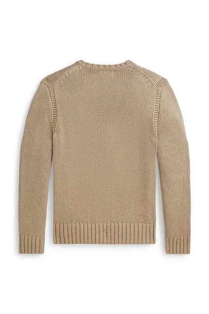 Polo Ralph Lauren свитер для детей из хлопка бежевый 323B18575001