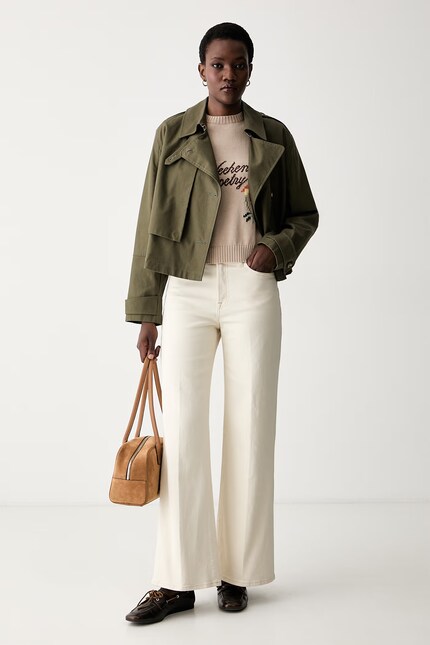Weekend Max Mara свитер с коротким рукавом для женщин с хлопком