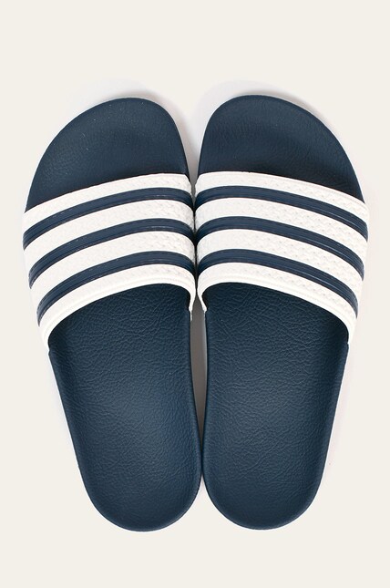 adidas Adilette Slide Adi Blue White G16220 US Size 11 Made in Italy Originals Shoes - Adilette Slides - Blue | adidas Egypt main image 3