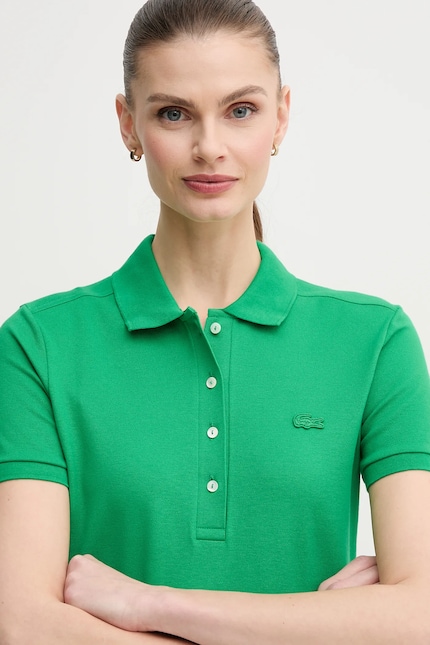 Lacoste dress plain with cotton green EF5473 at PRM US Lacoste dress plain with cotton green EF5473 at PRM US