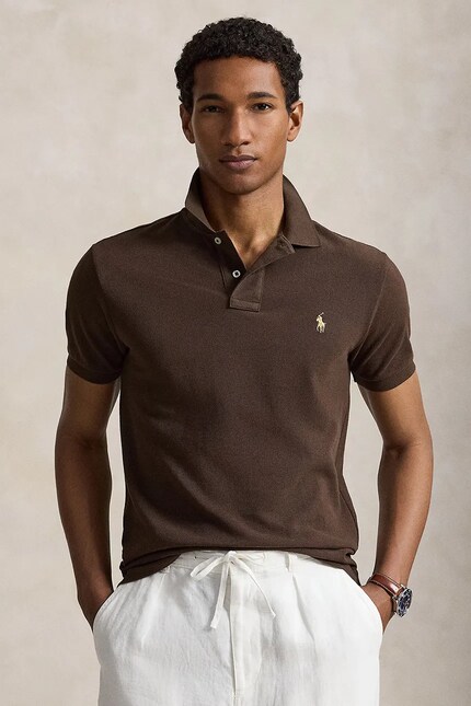Polo Ralph Lauren polo shirt cotton Men's brown 710536856 at PRM US