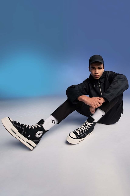Converse Chuck Taylor All Star 70 Hi Plus Canvas Black White PRM EU