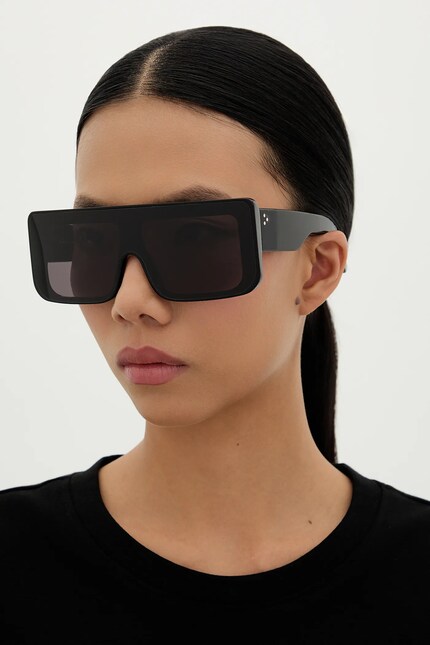 Rick Owens sunglasses black color at PRM US