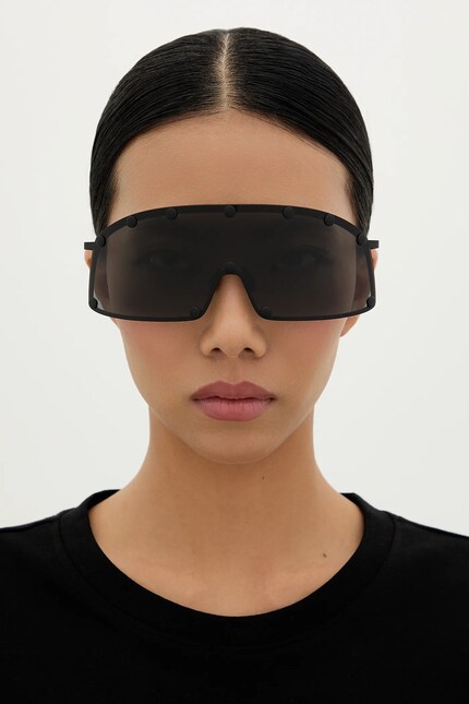 Rick Owens sunglasses black color at PRM US