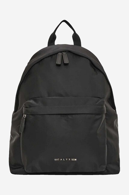 1017 ALYX 9SM ブラックバックパック 1017 ALYX 9SM backpack Buckle Shoulder Straps black color at PRM US