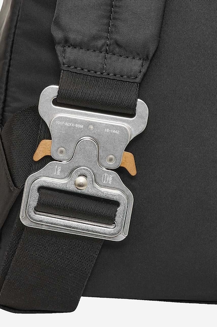 1017 ALYX 9SM backpack Buckle Shoulder Straps black color at PRM US