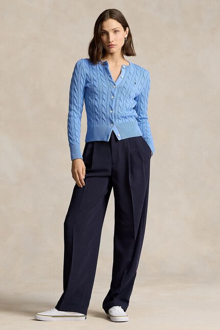 Polo Ralph Lauren cotton cardigan blue color 211891643 at PRM US
