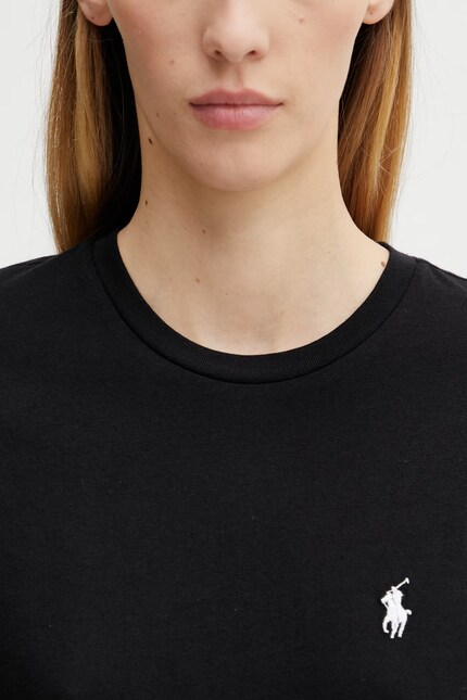 Polo Ralph Lauren cotton t-shirt women's black color 211898698 at Polo Ralph Lauren cotton t-shirt women's black color 211898698 at