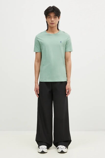 Polo Ralph Lauren basic t-shirt cotton Men's green 710671438 at PRM US