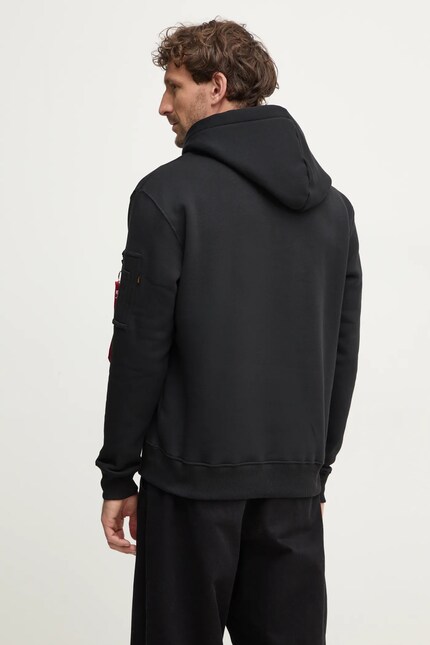 FCRB TRAINING TRACK HOODIE （XL） Alpha Industries sweatshirt PP Hoody men's black color 146338 at