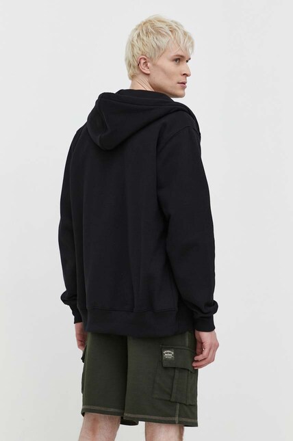 Кофта Dickies SUMMERDALE ZIP THROUGH мужская цвет чёрный с