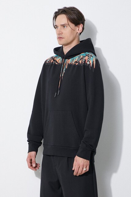 Marcelo Burlon cotton sweatshirt Grizzly Wings Regular Hoodie