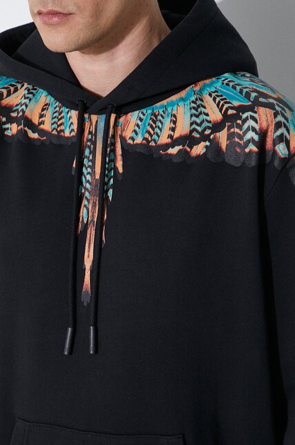 Marcelo Burlon cotton sweatshirt Grizzly Wings Regular Hoodie