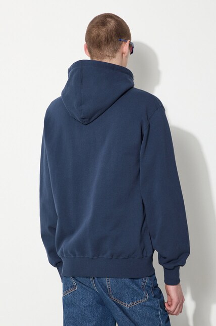 thisisneverthat cotton sweatshirt T-logo LT Hoodie men's navy blue