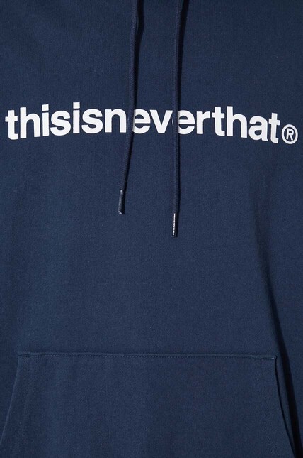thisisneverthat cotton sweatshirt T-logo LT Hoodie men's navy blue thisisneverthat cotton sweatshirt T-logo LT Hoodie men's navy blue