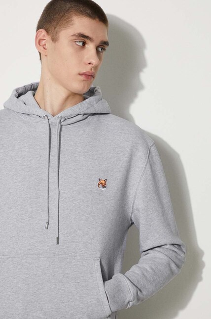 Maison Kitsuné cotton sweatshirt Fox Head Patch Regular Hoodie