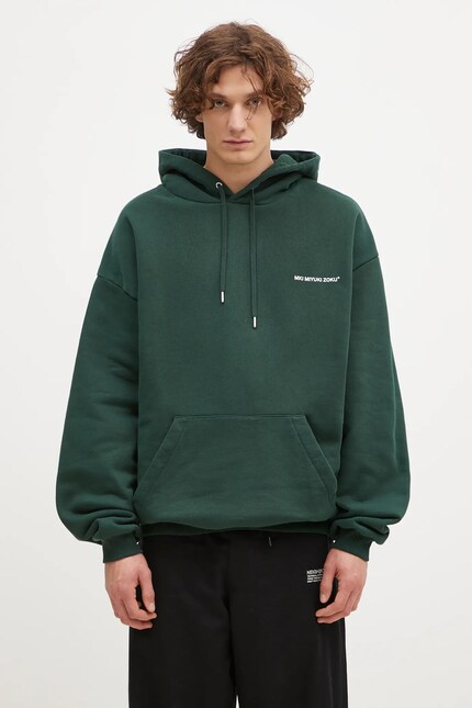 MKI MIYUKI ZOKU sweatshirt Uniform Hoody men's green color hooded