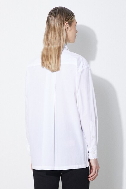 Kenzo cotton shirt Boke Flower Oversize Shirt women's white color