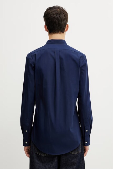 ralph lauren navy blue dress shirt Polo Ralph Lauren Classic Fit Garment Dyed Oxford Shirt