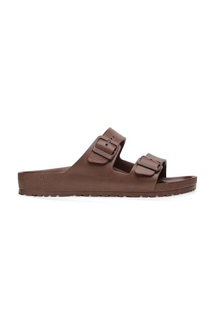 Birkenstock sliders Arizona Eva men's brown color 1027328 at PRM US