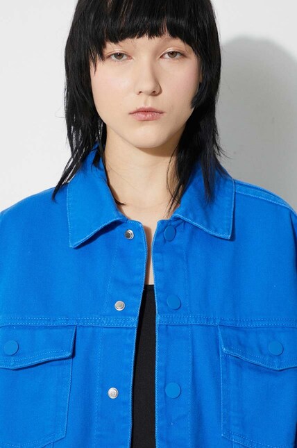 adidas Originals denim jacket x Ksenia Schnaider women's blue