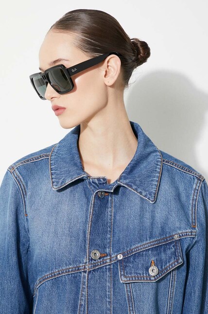 JW Anderson denim jacket Twisted Jacket women's blue color DJ0030
