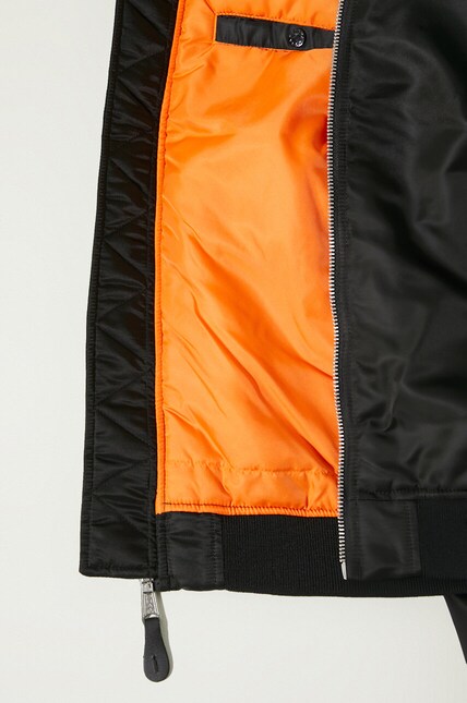 Alpha Industries bomber jacket MA-1 CS men's black color 136136 at