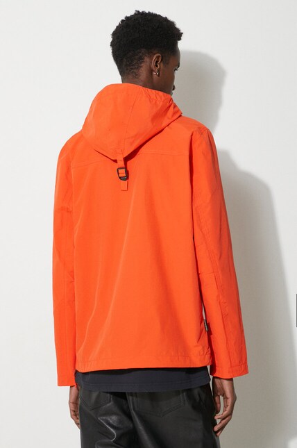 Napapijri jacket Rainforest M Sum 3 men's orange color