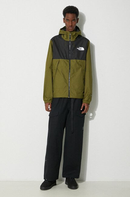 The North Face jacket M Mountain Q Jacket men's green color